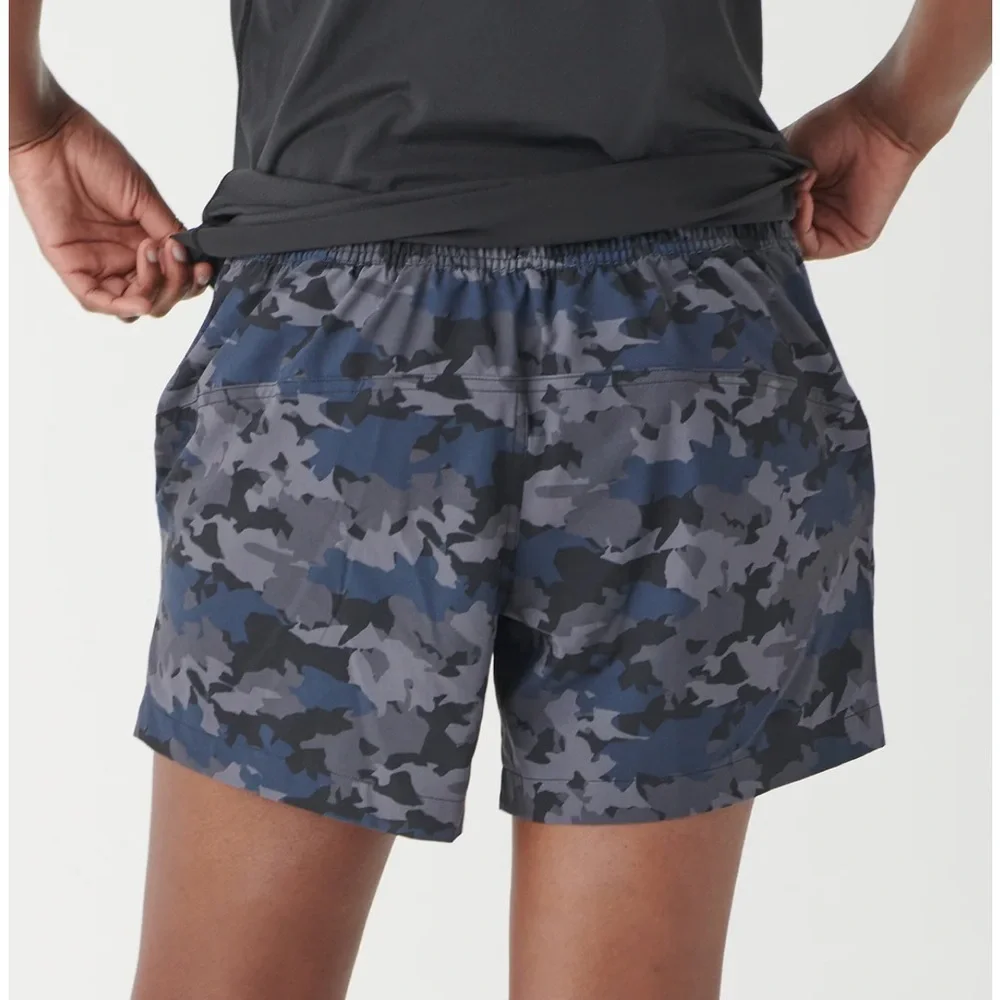 HUMANKIND Boardshort 5” in Black Camo, Size Large, swim bottoms, gym shorts - Picture 2 of 10